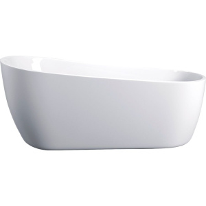 Акриловая ванна Ceruttispa Viva 9127 170x75 см, отдельностоящая, овальная, с ножками