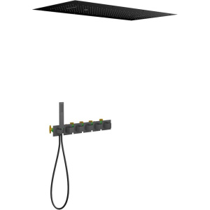 Душевой комплект Timo Petruma SX-5329/03SM С ВНУТРЕННЕЙ ЧАСТЬЮ, с термостатом, черный