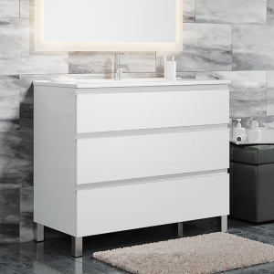 Тумба с раковиной Sanvit Авеню 3 100, белая