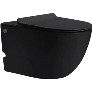 Унитаз подвесной SantiLine SL-5031MB с импульсной системой смыва