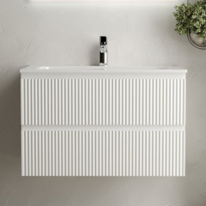 Тумба с раковиной Sancos Snob R 80 см, bianco Тумба с раковиной Sancos Snob R 80 см, bianco