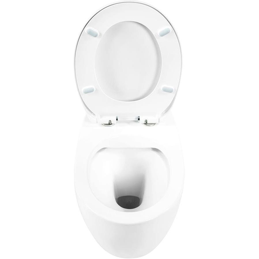 Купить Унитаз подвесной Art&Max Imola AM217CHR/SC с микролифтом, белый в Москве с доставкой Унитаз подвесной Art&Max Imola AM217CHR/SC с микролифтом, белый