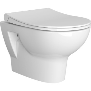 Унитаз подвесной VitrA Zentrum 5795B003-6077 безободковый, с микролифтом