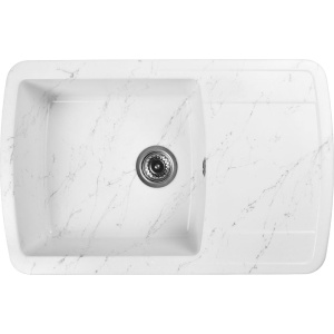 Мойка кухонная Wisent WB29-10 мрамор бело-серый Мойка кухонная Wisent WB29-10 мрамор бело-серый