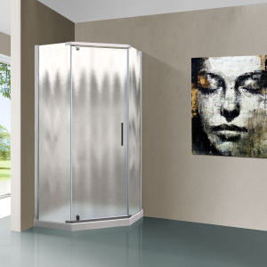 Душевой уголок Vincea Stresa VSP-1S900CH 90x90, профиль хром, стекло шиншилла Душевой уголок Vincea Stresa VSP-1S900CH 90x90, профиль хром, стекло шиншилла