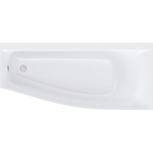 Ванна из искусственного камня Астра-Форм Скат R 170x75 см, с ножками, асимметричная