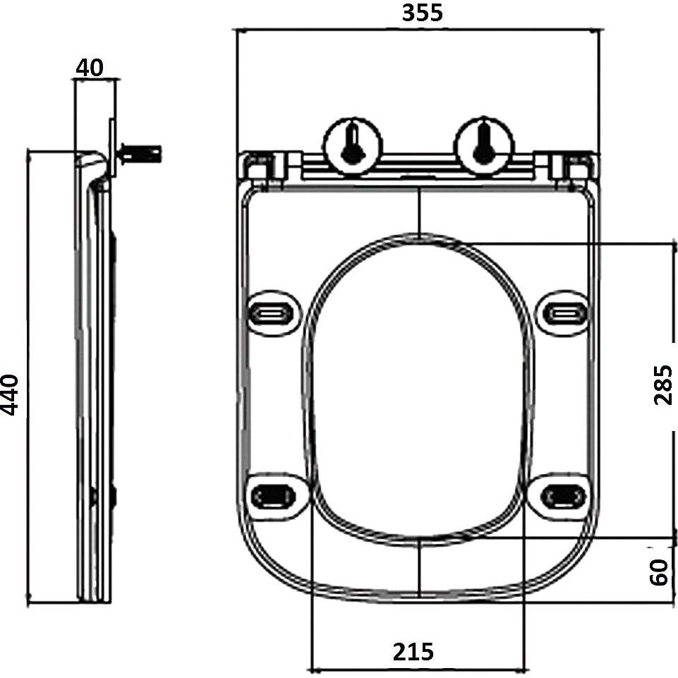 Купить Унитаз подвесной Art&Max Monza AM232CHR/SC с микролифтом, белый в Москве с доставкой Унитаз подвесной Art&Max Monza AM232CHR/SC с микролифтом, белый