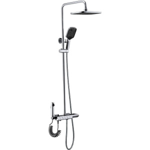 Душевая стойка BOCH MANN Vettorre BM9650 с термостатом, с гигиеническим душем, хром Душевая стойка BOCH MANN Vettorre BM9650 с термостатом, с гигиеническим душем, хром