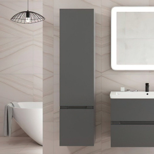 Шкаф-пенал Art&Max Techno 40 смоки софт, L