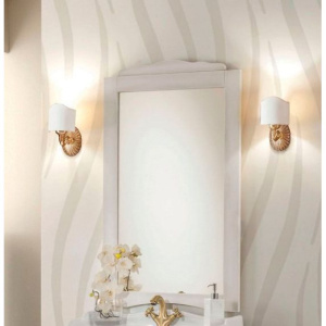 Зеркало Cezares Lorenzo bianco patinato