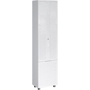 Шкаф-пенал Домино 3D с бельевой корзиной