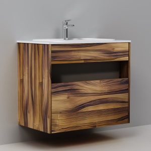 Тумба с раковиной AM.PM Func 80 дуб крафт