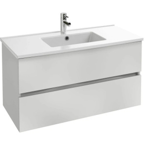 Тумба под раковину Jacob Delafon Tolbiac 100 EB2383-J5 белая глянцевая