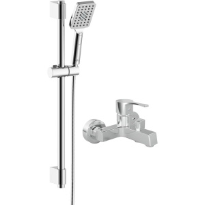 Смеситель для ванны с душем MEGA Sun MG-SUN01 + Душевой гарнитур Rossinka AC-27 Смеситель для ванны с душем MEGA Sun MG-SUN01 + Душевой гарнитур Rossinka AC-27