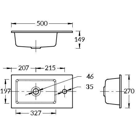 Купить Мебель для ванной STWORKI Нюборг 50 в Москве с доставкой Мебель для ванной STWORKI Нюборг 50