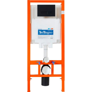Инсталляция Инсталляция BelBagno BB002-80 + Кнопка Marmi BB012-MR-NERO.M черный матовый