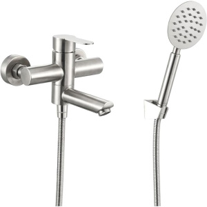 Смеситель для ванны с душем Fashun A53001 сатин