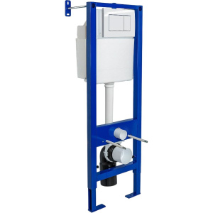 Система инсталляции для унитазов Berges Atom 410 кнопка белая