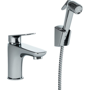 Смеситель для раковины Paini Laguna LACR205/574 с гигиеническим душем, хром