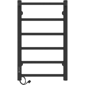 Полотенцесушитель электрический Laris Прайм ЧКЧ П6 400/600 черный, L