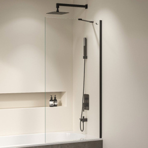 Шторка на ванну RGW Screens SC-150B 800x1500, профиль черный, стекло прозрачное 6 мм Шторка на ванну RGW Screens SC-150B 800x1500, профиль черный, стекло прозрачное 6 мм