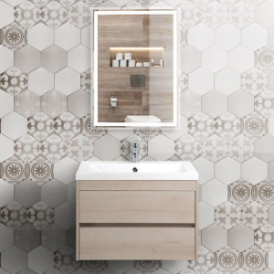 Мебель для ванной Art&Max Family 60, подвесная, Pino Bianco Мебель для ванной Art&Max Family 60, подвесная, Pino Bianco