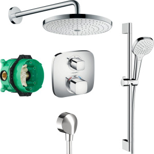 Душевой комплект Hansgrohe Ecostat E 15708000 5 в 1