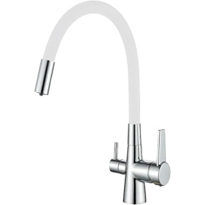 Смеситель для кухни Haiba HB858-8, белый