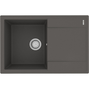Мойка кухонная Lemark Imandra 760 9910029 серый шелк