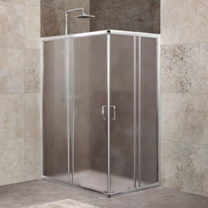 Душевой уголок BelBagno Unique AH-2-100/115-75/90-P-Cr стекло punto Душевой уголок BelBagno Unique AH-2-100/115-75/90-P-Cr стекло punto