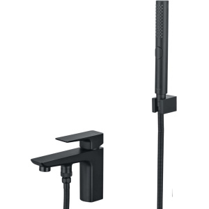 Смеситель на борт ванны Акватек Вега AQ1044MB матовый черный