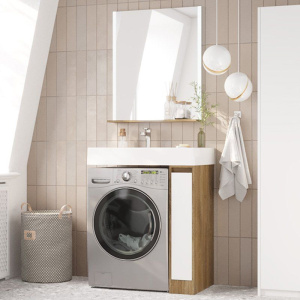 Мебель для ванной AQUATON Лондри 20 дуб кантри, белый