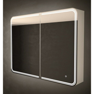 Зеркало-шкаф Art&Max Verona 90х80 белое, с LED-подсветкой, 6000К Зеркало-шкаф Art&Max Verona 90х80 белое, с LED-подсветкой, 6000К