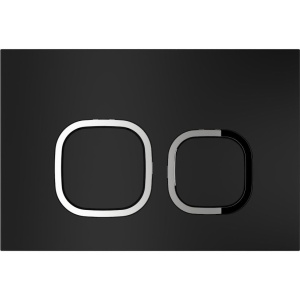 Кнопка смыва Grossman Cosmo черная матовая