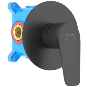 Смеситель для душа Aquatek Бетта AQ1166MB черный