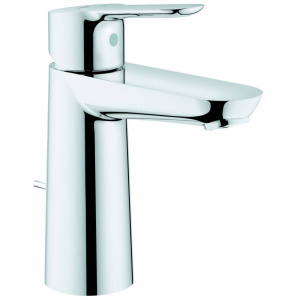 Смеситель для раковины Grohe BauEdge с донным клапаном M-Size 23758000 Смеситель для раковины Grohe BauEdge с донным клапаном M-Size 23758000