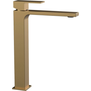 Смеситель для раковины Vincea Cube VBF-1C02BG брашированное золото