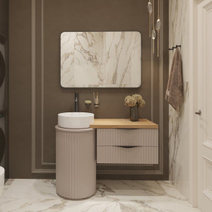 Мебель для ванной STWORKI Lotus 107 white