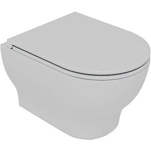 Унитаз подвесной GSG Speed SPWCSO000 безободковый, с микролифтом, белый глянец