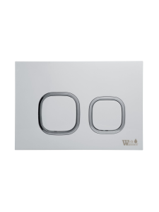 Кнопка для инсталляции белая WeltWasser AMBERG RD-WT (10000005629)