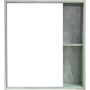 Зеркало-шкаф Runo Эко 60 серый бетон