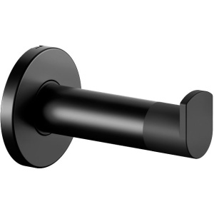 Крючок Keuco Plan 14911370000 черный, c упором для двери Крючок Keuco Plan 14911370000 черный, c упором для двери