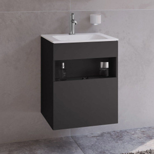 Тумба с раковиной Keuco Stageline 32842 50 см, вулканит Тумба с раковиной Keuco Stageline 32842 50 см, вулканит