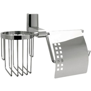 Держатель туалетной бумаги Wasserkraft Leine K-5059 с держателем освежителя воздуха