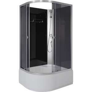 Душевая кабина Niagara Eco E110/80/40R/TN/BK 110х80 см, без крыши