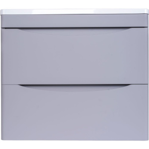 Тумба с раковиной Style Line Бергамо Мини 60 Люкс Plus подвесная, антискрейтч серая