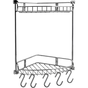 Полка Wasserkraft K-1222 2-ярусная, с крючками
