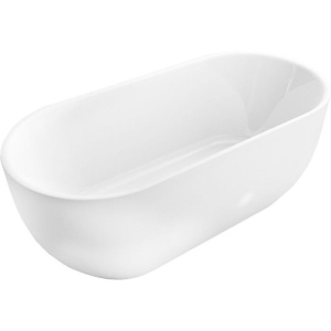 Акриловая ванна BelBagno BB70-1700-800 170x80 см, отдельностоящая, овальная, с ножками, со сливом-переливом