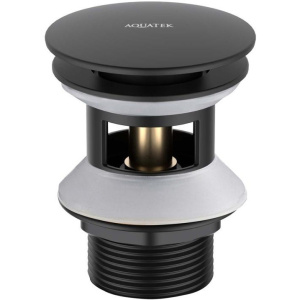 Донный клапан Aquatek AQ6002MB черный