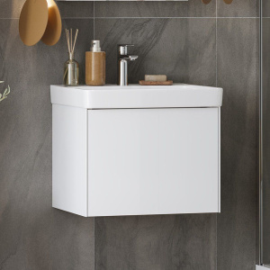 Тумба с раковиной AQUATON Асти 55 белая Тумба с раковиной AQUATON Асти 55 белая